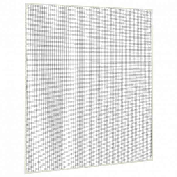 vidaXL Magnetická okenní síť proti hmyzu bílá 120 x 140 cm