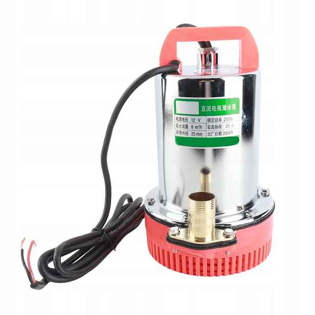 Výkonná Ponorná Pumpa DC 12V 280 W Pro Špinavou A Čistou Vodu