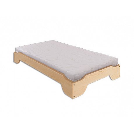 Stohovatelná postel LK138, 90x200, masiv borovice
