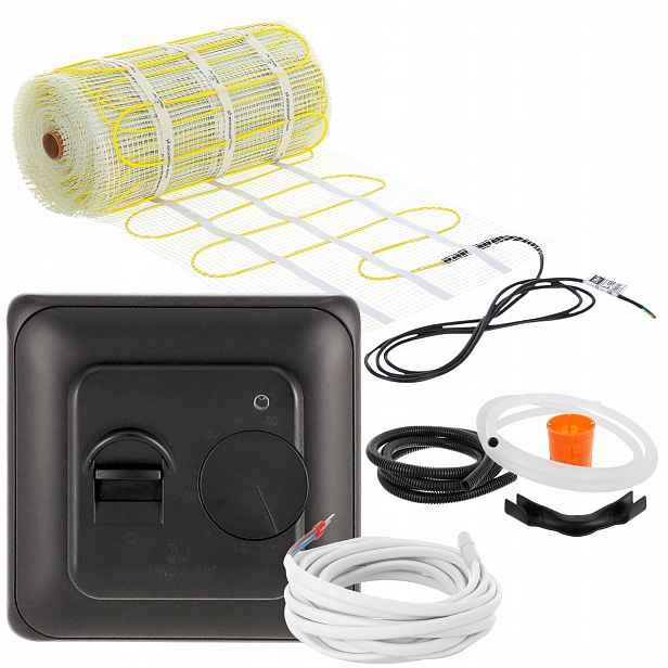 Komplet podlahového vytápění podlahy vyhřívací podložka 160 W² 4,5 m²