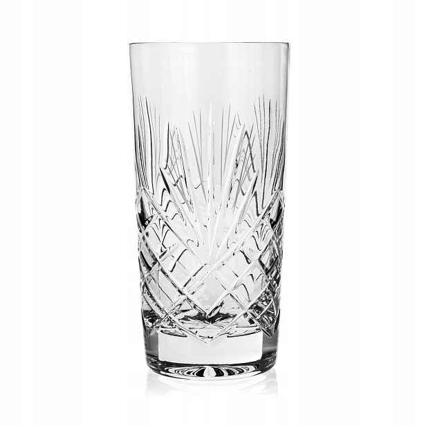 Křišťálové sklenice vysoké long drink Zawiercie Ananas 320 ml 6 ks