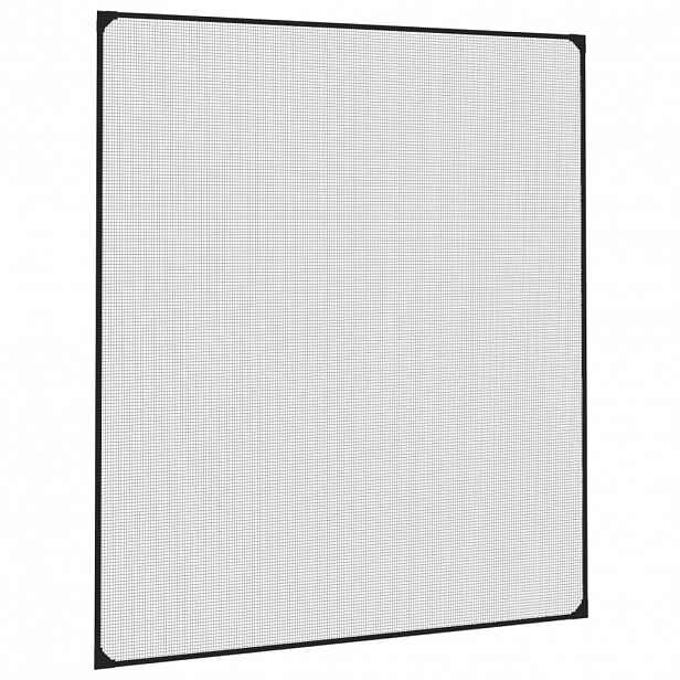 vidaXL Magnetická okenní síť proti hmyzu antracitová 130 x 150 cm