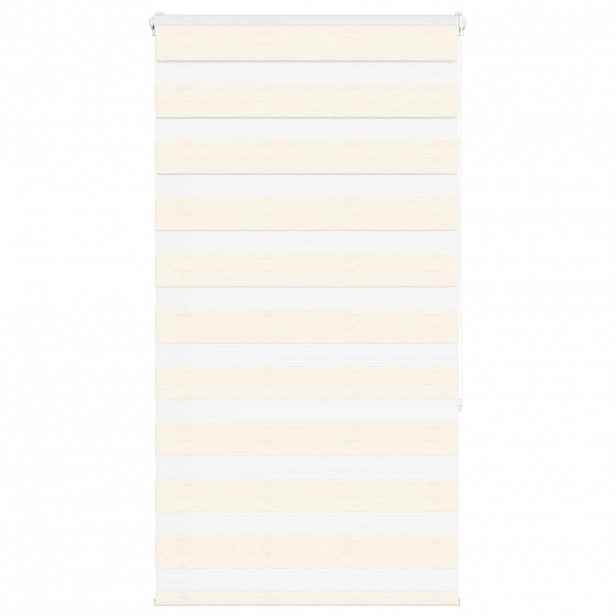 vidaXL Zebra roleta mramorově béžová šířka látky 65,9 cm polyester