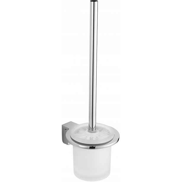 Chromový Wc kartáč Mexen Lea Kov/Sklo, Stěnná instalace