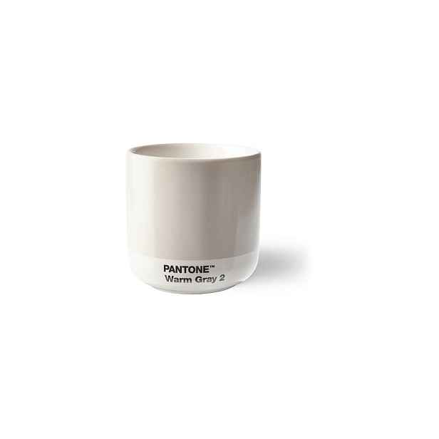 Světle šedý porcelánový šálek na cappuccino 175 ml Warm Gray 2 – Pantone