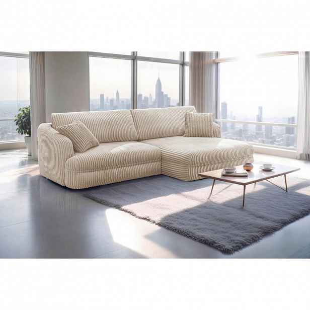 Livetastic ROHOVÁ SEDAČKA, textil, pískové barvy