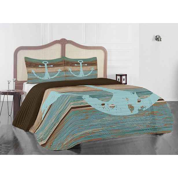 Dekorativní přehoz na postel Abakuhaus 220 x 220 cm z mikrovlákna polyester