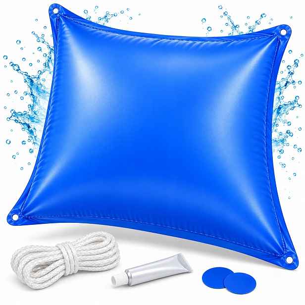 Polštář zimní do bazénu 120x120 cm nafukovací pod kryt na mráz a sníh
