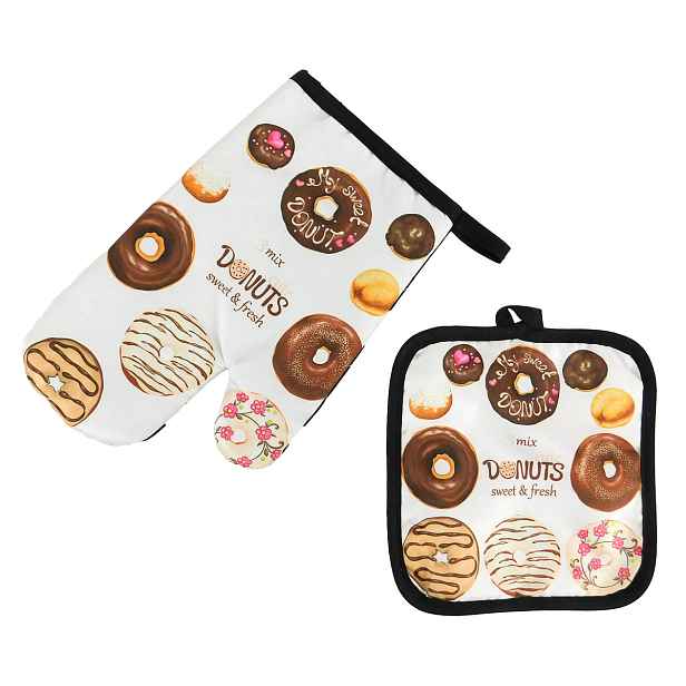 PROHOME - Chňapka sada 2ks Donuts