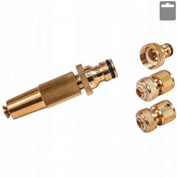 Tryska Pro Kropení Aqua Line Brass 3/4-1" V Sadě Mosaz
