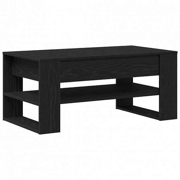 vidaXL Konferenční stolek Černý dub 102 x 55 x 45 cm Kompozitní dřevo