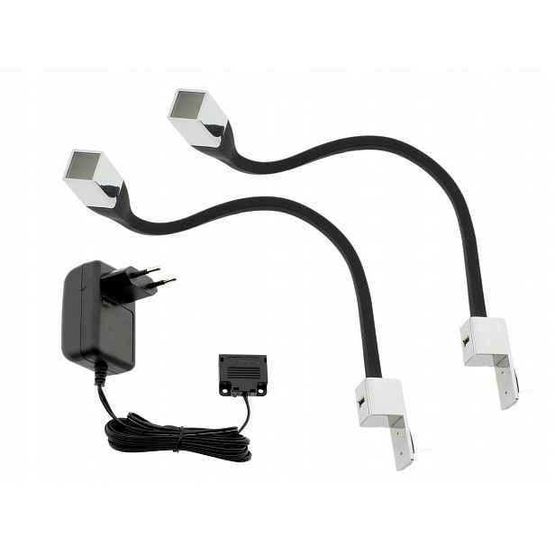 2x noční Led lampa pro čtecí postel Flexi Q Usb