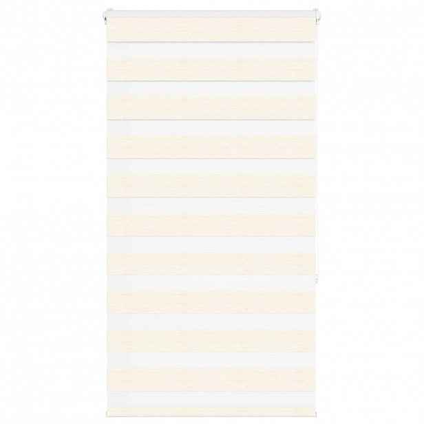 vidaXL Zebra roleta mramorově béžová šířka látky 75,9 cm polyester