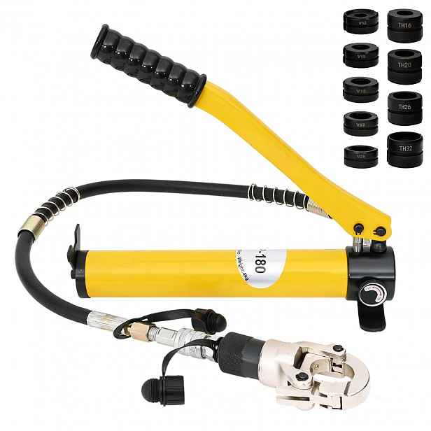 vidaXL Hydraulický nástroj na krimpování trubek