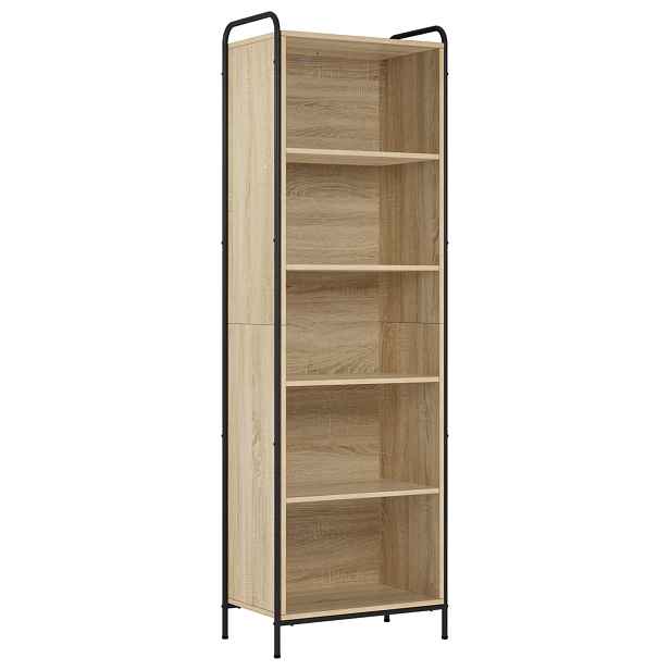 vidaXL Knihovna 55,5 x 33 x 174 cm Kompozitní dřevo Dub sonoma