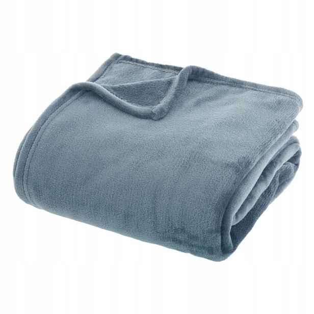 Fleecová Deka Teplá Měkká Pled 180x230 modrá