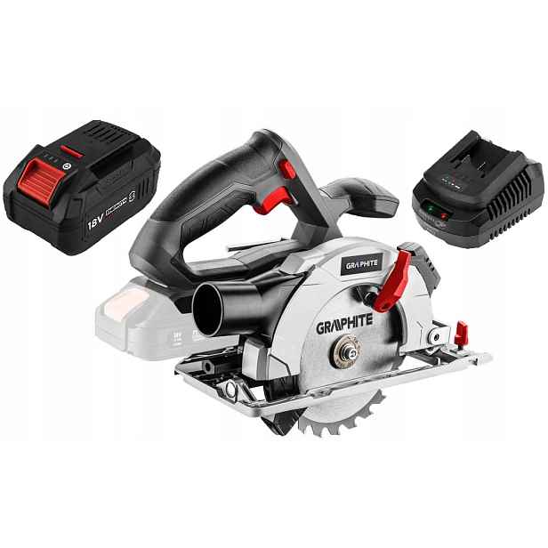 Graphite Kotoučová Pila Energy+ 18V 150MM 58G008 Akumulátor 6AH Napájecí Zdroj