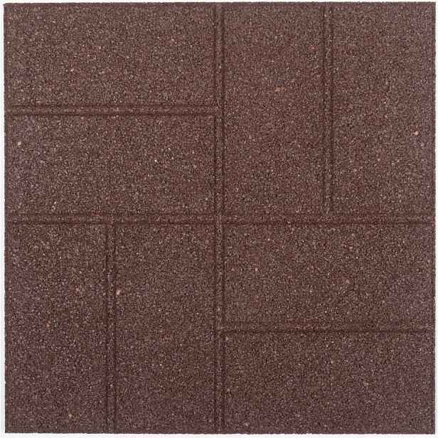 Multy home Gumová dlaždice BRICKFACE 40 x 40 cm, hnědá, oboustranná MHEU5000141, 1 ks 4016.99.00