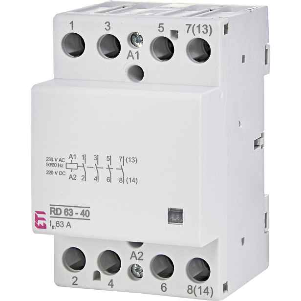 Stykač ETI RD 63-40-230V AC/DC