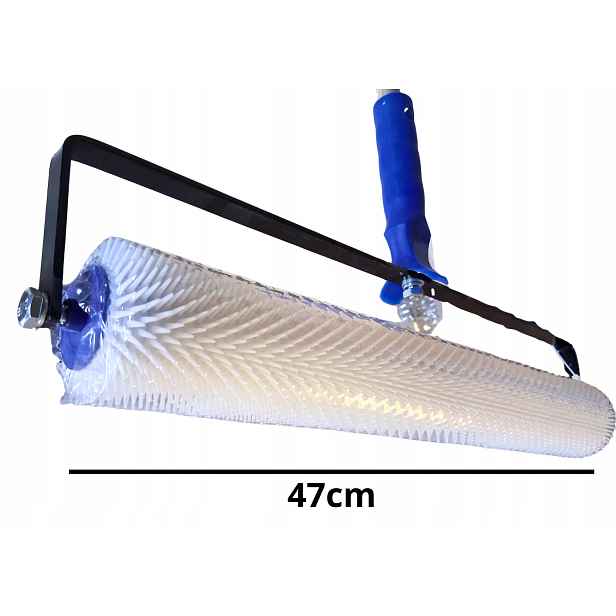 Váleček Na litou podlahu modrý 47 cm široký, epoxidová podlaha široká