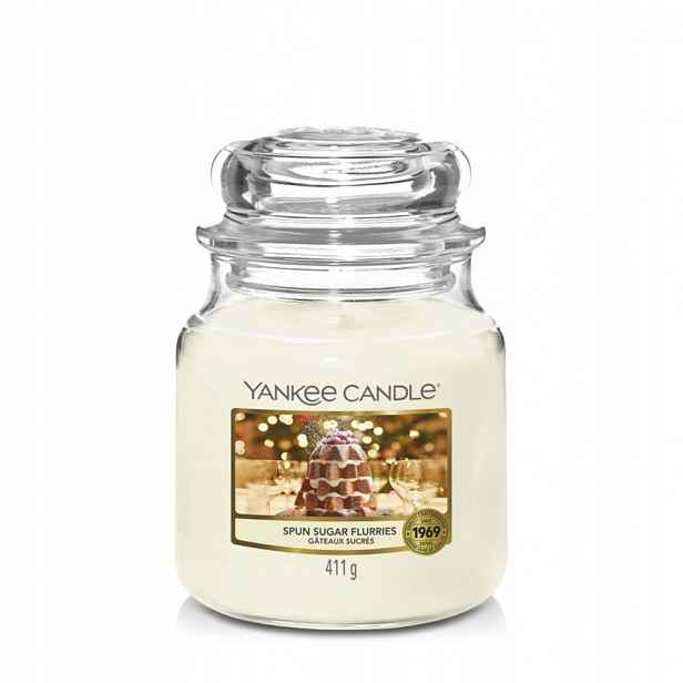 Yankee Candle Spun Sugar Flurries střední sklenice 411