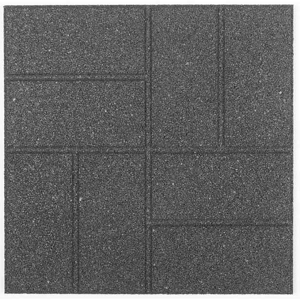 Multy home Gumová dlaždice BRICKFACE 40 x 40 cm, šedá, oboustranná MHEU5000171, 1 ks 4016.99.00