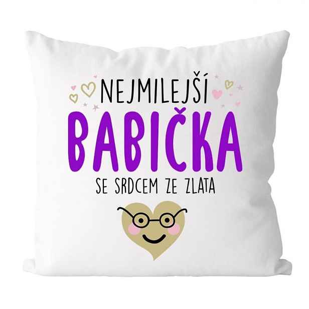 Polštářek - nejmilejší babička