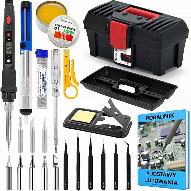Přesná Páječka 80W Nový Model Organizér Box Na Nářadí 23 Dílků