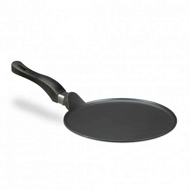 Relaxdays PÁNEV Černá na palačinky litý hliník nepřilnavá 25 cm