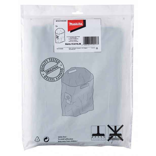 Sáčky Do Vysavače VC4210 Makita 5 Kusů W107418355