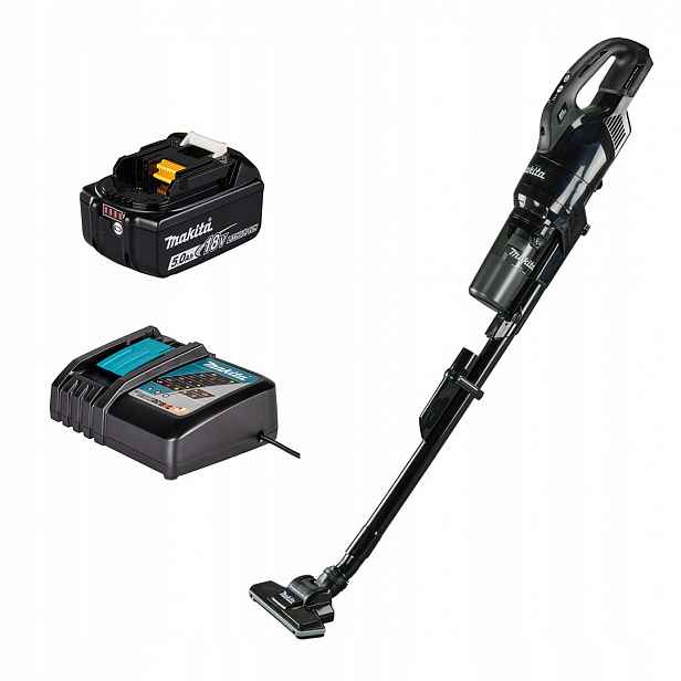 Vertikální akumulátorový vysavač Makita DCL286FZB+BL1850B 18V 1x5Ah Lxt Bldc