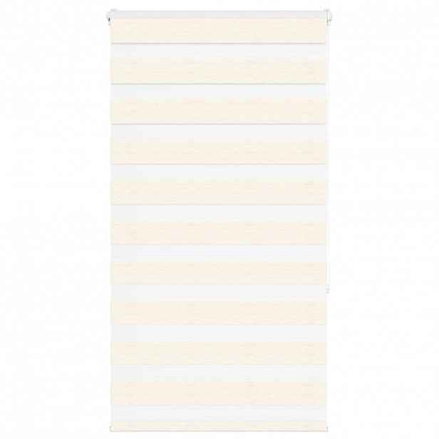 vidaXL Zebra roleta mramorově béžová šířka látky 85,9 cm polyester