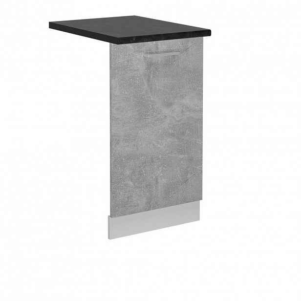 Vicco PŘEDNÍ PANEL R-Line Beton 45 cm , PD Antracit