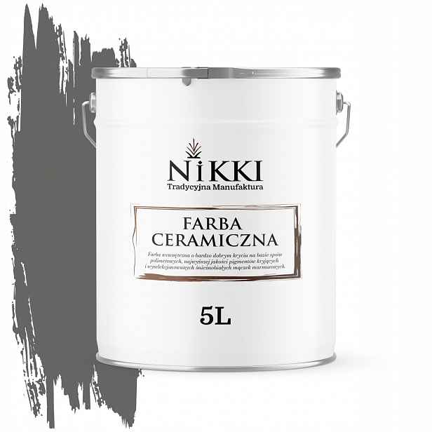 Barva Na Stěny Keramická Grafitová Barva H1213 Hluboký Mat Na Stěny 5L
