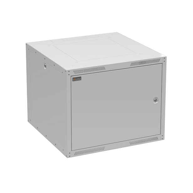 Rozvaděč datový nástěnný 19" Solarix GrandN DUO 9U plechové dveře