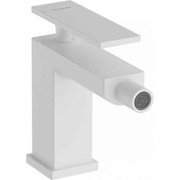 Bidetová baterie Hansgrohe Tecturis E s výpustí matná bílá 73200700