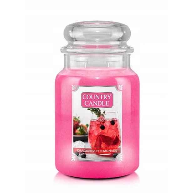 Dragonfruit Lemonade – Country Candle – velká svíčka se dvěma knoty (652 g)