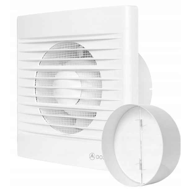 Nástěnný ventilátor Dospel 007-0008 Styl Ø200 Wp 400 m³/h IPX2 35 W 48 dB bílý