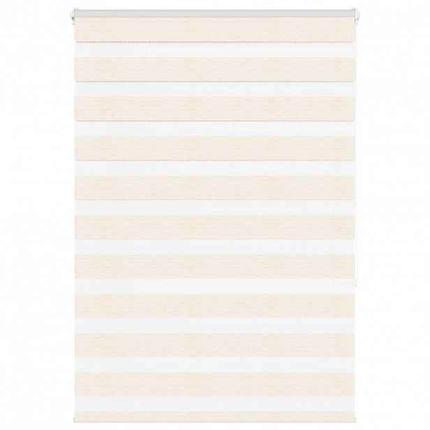 vidaXL Zebra roleta mramorově béžová šířka látky 95,9 cm polyester