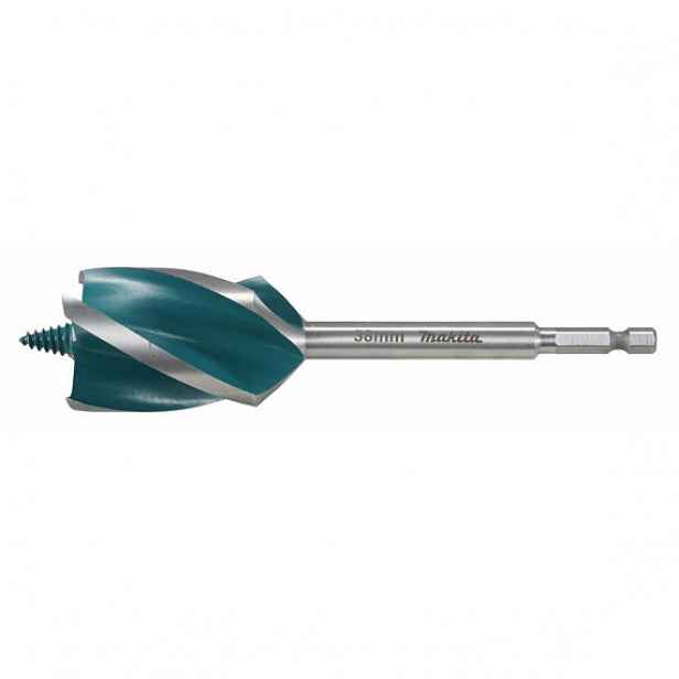 Makita E-26727 vrták do dřeva 38*165mm, čtyřbřitý, stopka šestihran 1/4" i