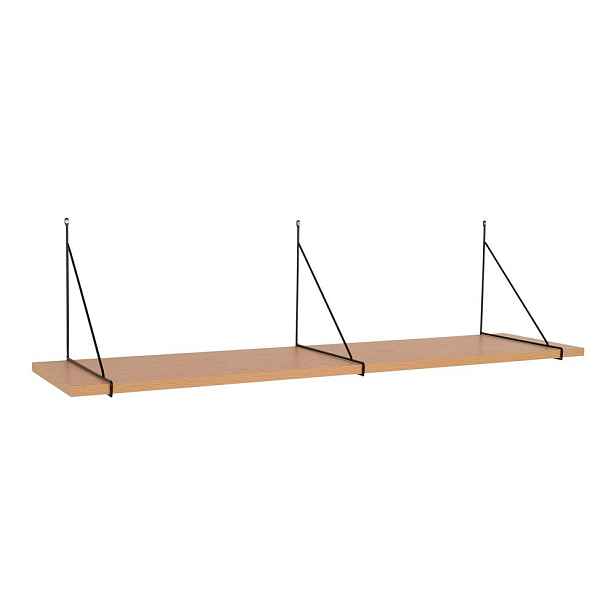 Police v dekoru jasanu v přírodní barvě 120 cm Chiba – House Nordic