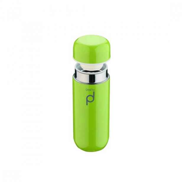 Tepelně izolovaná láhev, 200 ml, nerezová ocel, "DrinkPod", Zelená - G