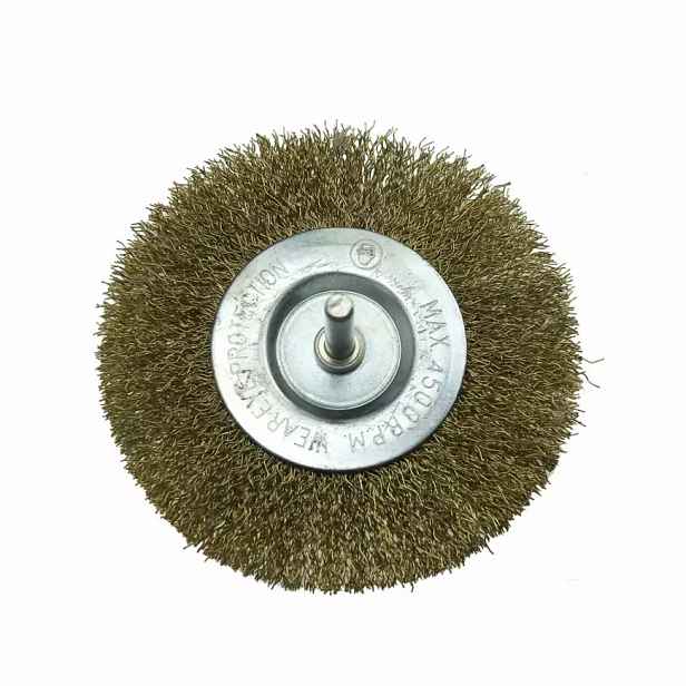 Drátěný kartáč, točený drát 80 mm, z trzpieniem 6 mm, Condor