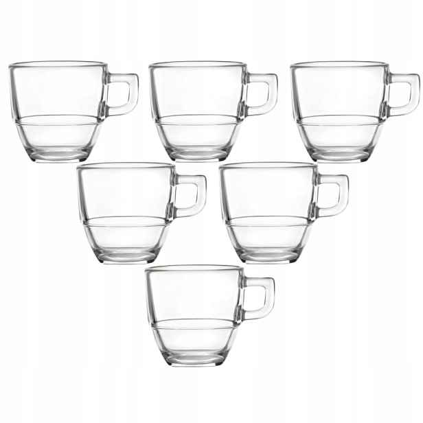 Rcr Caffè Moka sklenice na kávu 120 ml 6 ks