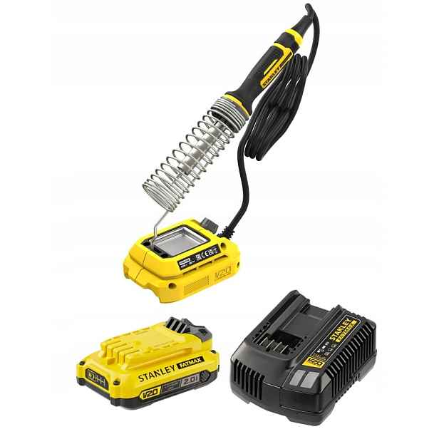 SFMCE040B Stanley Akumulátorová Pájecí Stanice 18V s akumulátorem 1x2Ah a nabíjením