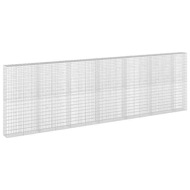 vidaXL Gabion s drátem 3,5 mm a síťkou 5x10 cm 650x30x200 cm