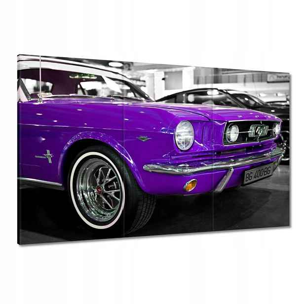 Obrazy 120x80 Fialový Ford Mustang