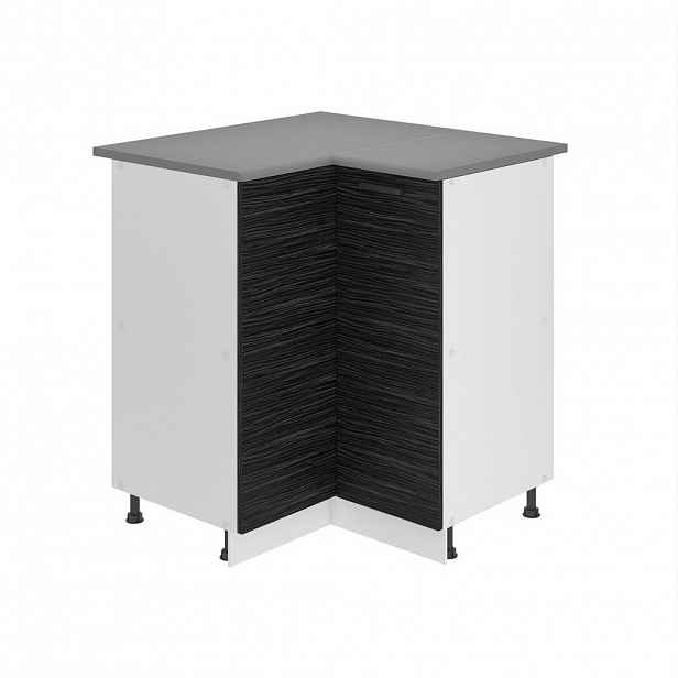 B BELINI GROUP KUCHYŇSKÁ SPODNÍ SKŘÍŇKA 90 cm SNP s pracovní deskou, s 1 dvířky, Královský eben