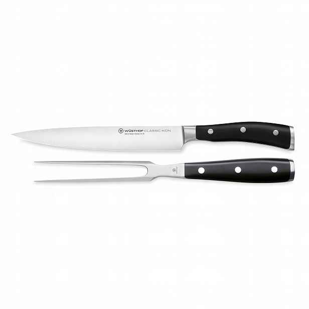Classic Ikon Sada Nůž na maso 20 cm a vidlička na maso 16 cm Wüsthof