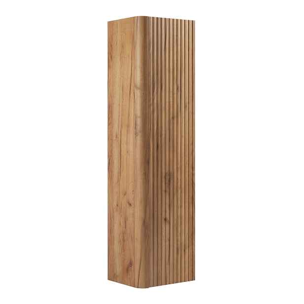 Elvisia Vysoká skříňka do koupelny LINEA Oak craft | 136 cm